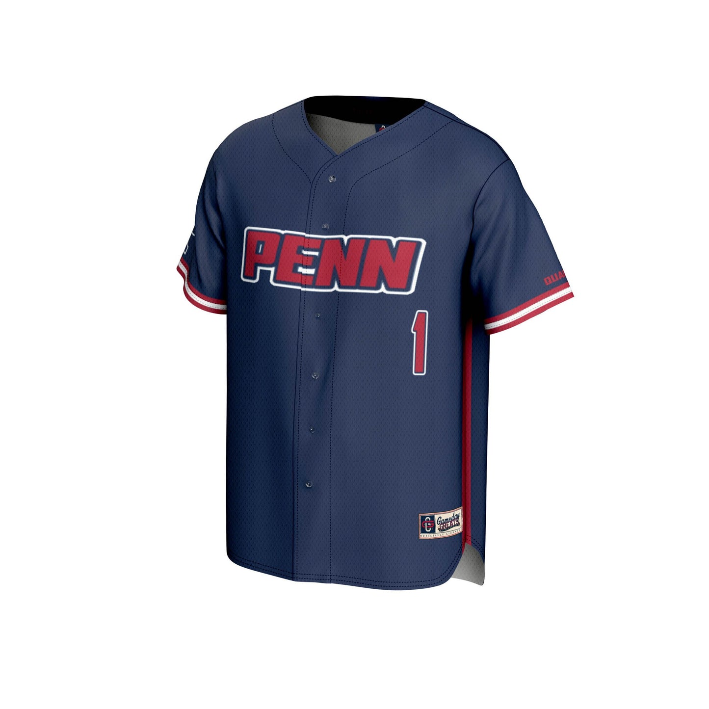 #1 Pennsylvania Quakers GameDay Greats Lightweight Baseball Jersey - White
