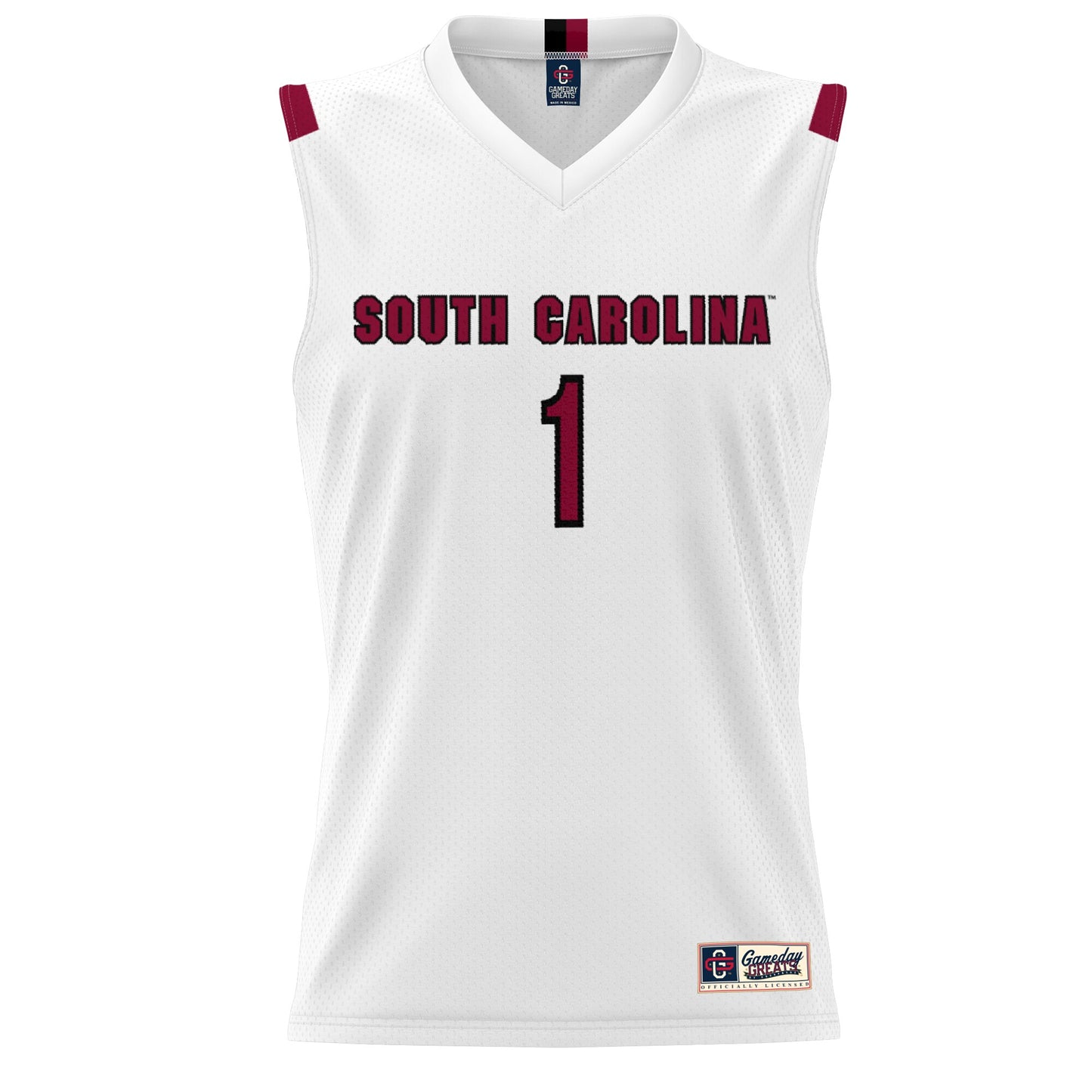 South Carolina Gamecocks GameDay Greats Youth Lightweight Basketball Alumni Jersey - White
