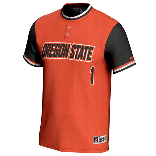 #1 Oregon State Beavers GameDay Greats Youth Softball Fashion Jersey - Orange