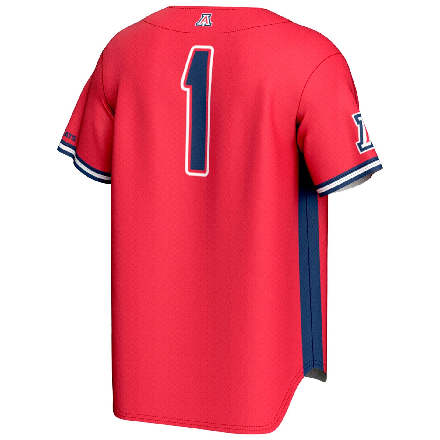 #1 Arizona Wildcats GameDay Greats Lightweight Baseball Fashion Jersey - Navy