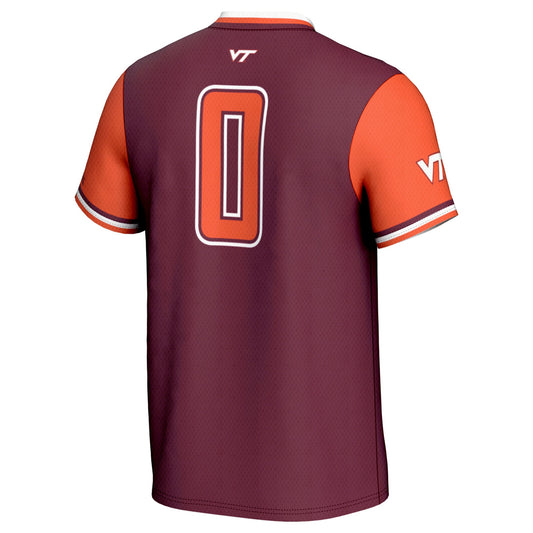 #0 Virginia Tech Hokies GameDay Greats Youth Softball Fashion Jersey - Maroon