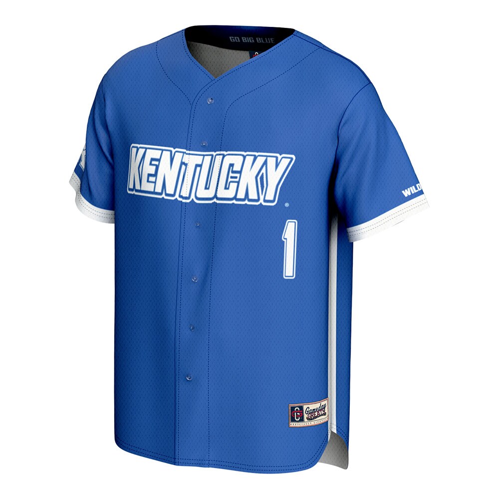 #1 Kentucky Wildcats GameDay Greats Youth Lightweight Baseball Jersey - Royal