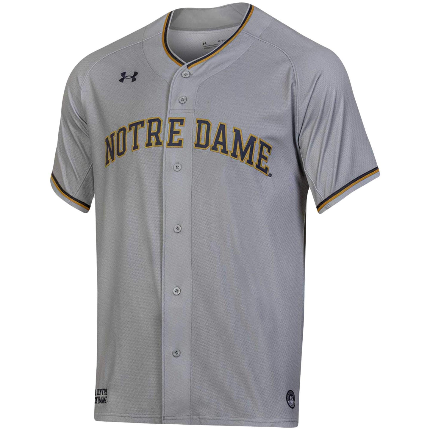 Notre Dame Fighting Irish Under Armour Replica Baseball Jersey - Green