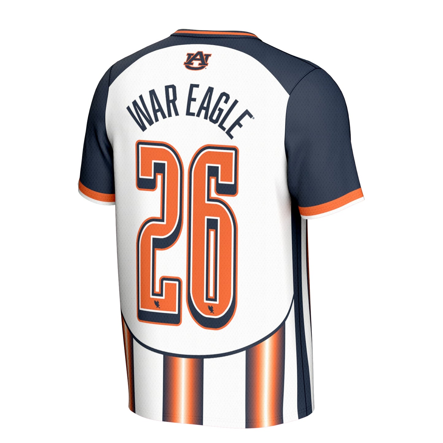 Auburn Tigers GameDay Greats Unisex War Eagle Commemorative Fashion Soccer Jersey - White
