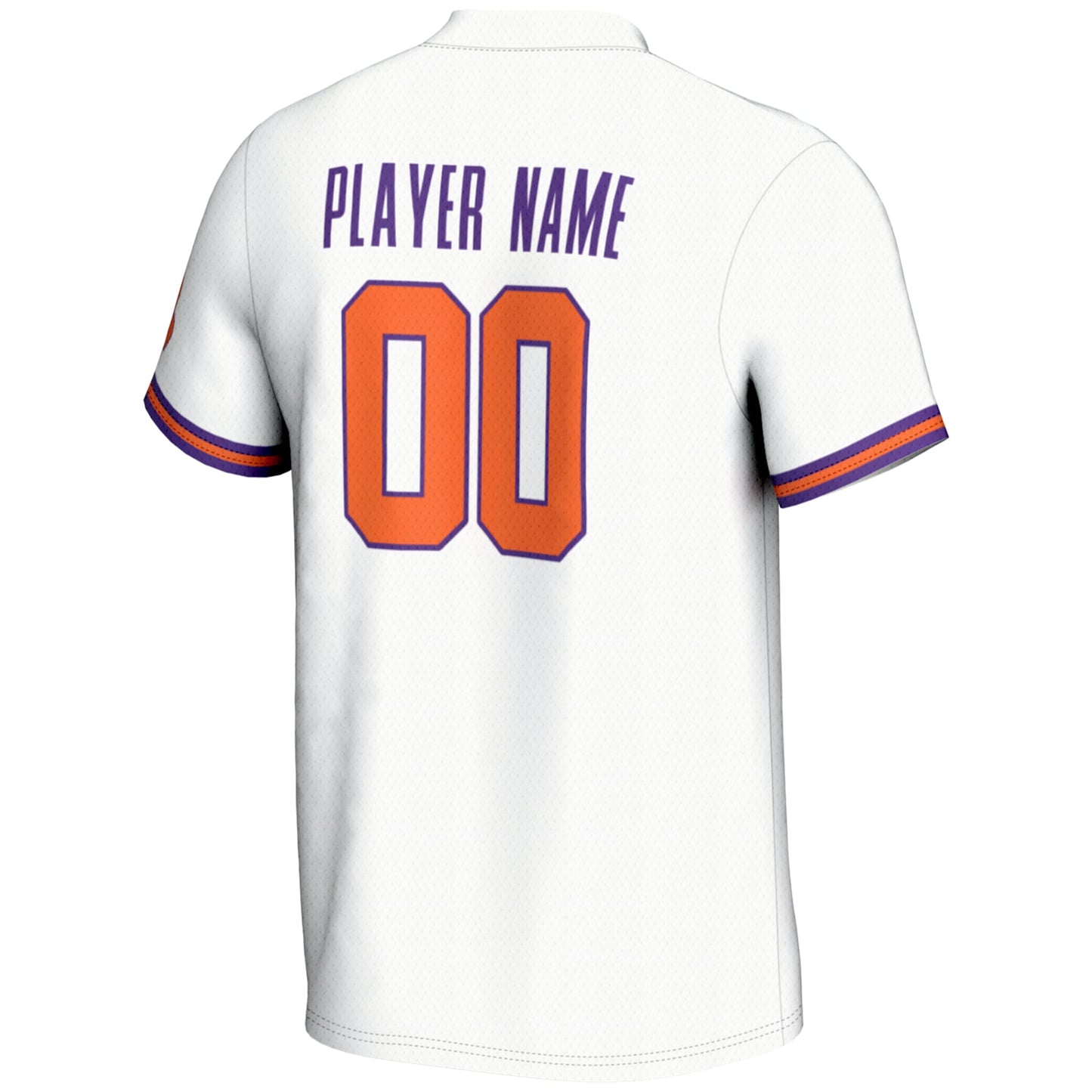 Clemson Tigers GameDay Greats Youth NIL Pick-A-Player Lightweight Softball Jersey - White