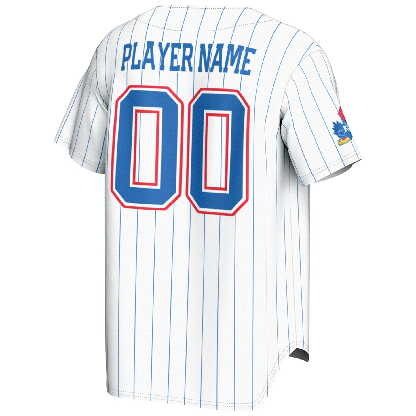 Kansas Jayhawks GameDay Greats NIL Pick-A-Player Lightweight Baseball Jersey - Royal