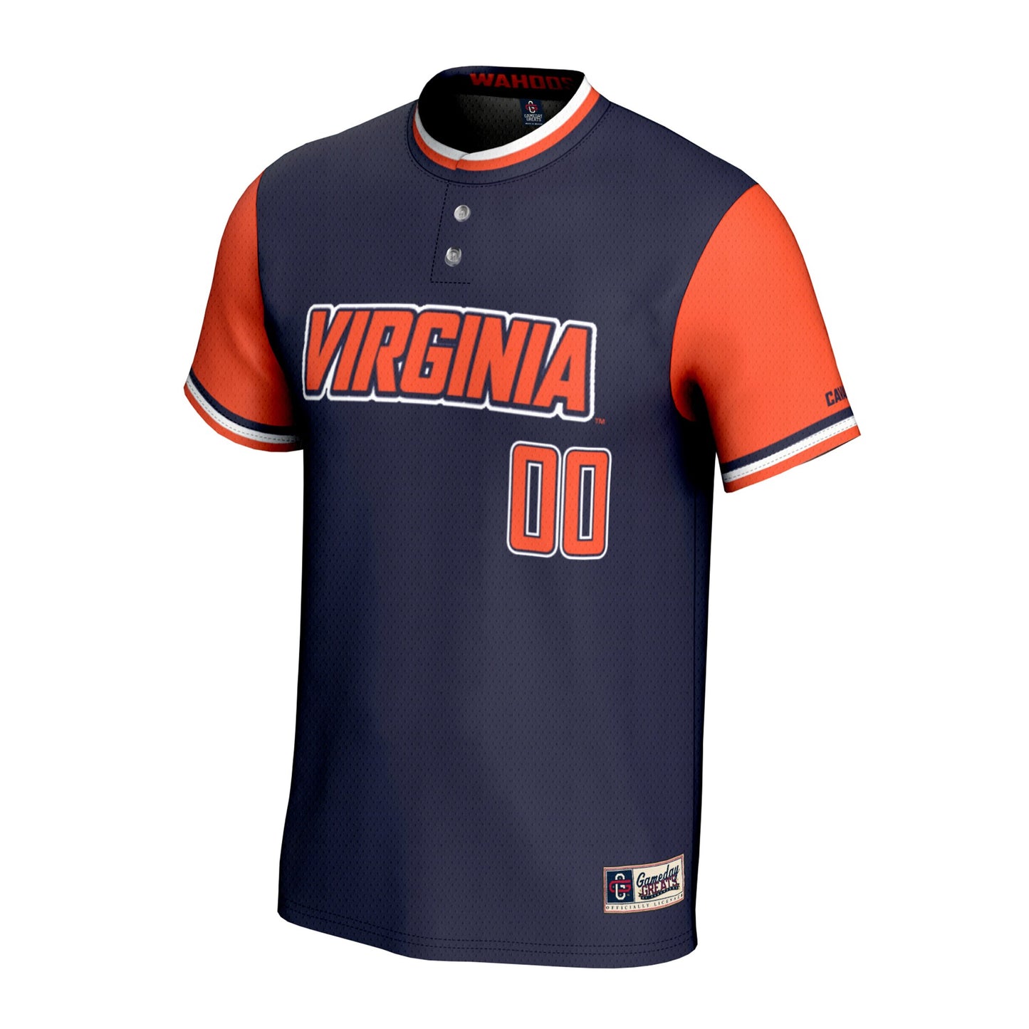 Virginia Cavaliers GameDay Greats Youth NIL Pick-A-Player Lightweight Collegiate Softball Fashion Jersey - Navy