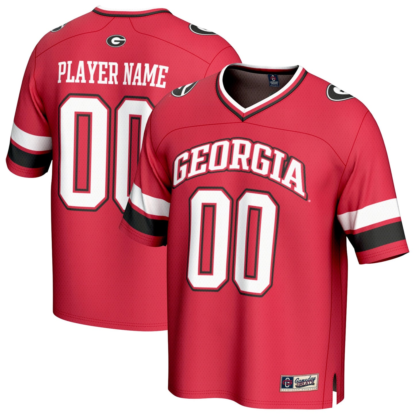 Georgia Bulldogs GameDay Greats Youth NIL Pick-A-Player Football Fashion Jersey - Red