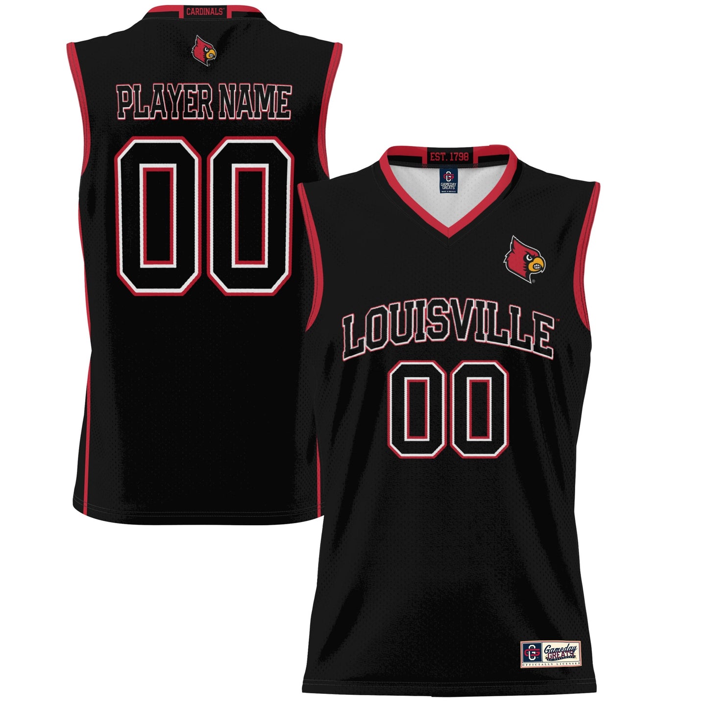Louisville Cardinals GameDay Greats Youth NIL Pick-A-Player Lightweight Women's Basketball Jersey - Red