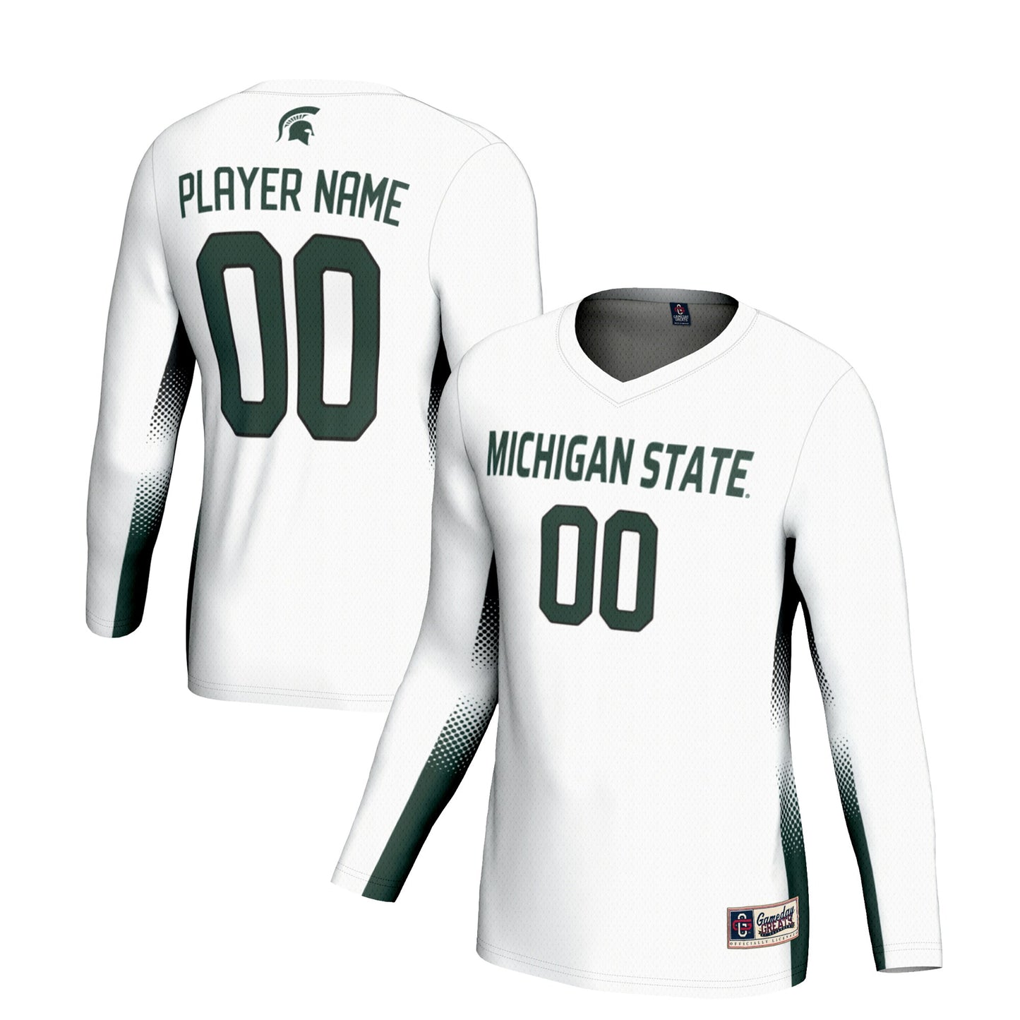 Michigan State Spartans GameDay Greats Unisex Adult NIL Lightweight Volleyball Jersey - White