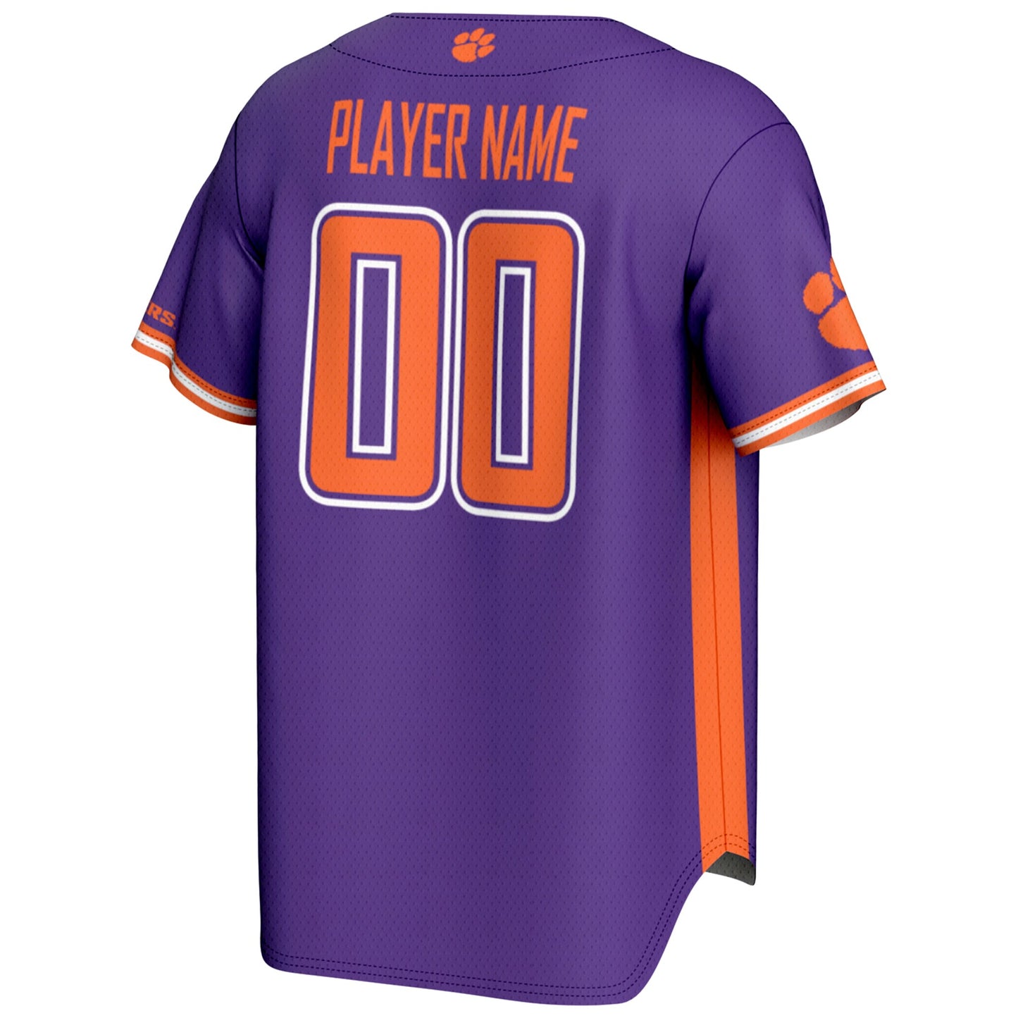 Clemson Tigers GameDay Greats Youth NIL Pick-A-Player Lightweight Baseball Jersey - Purple
