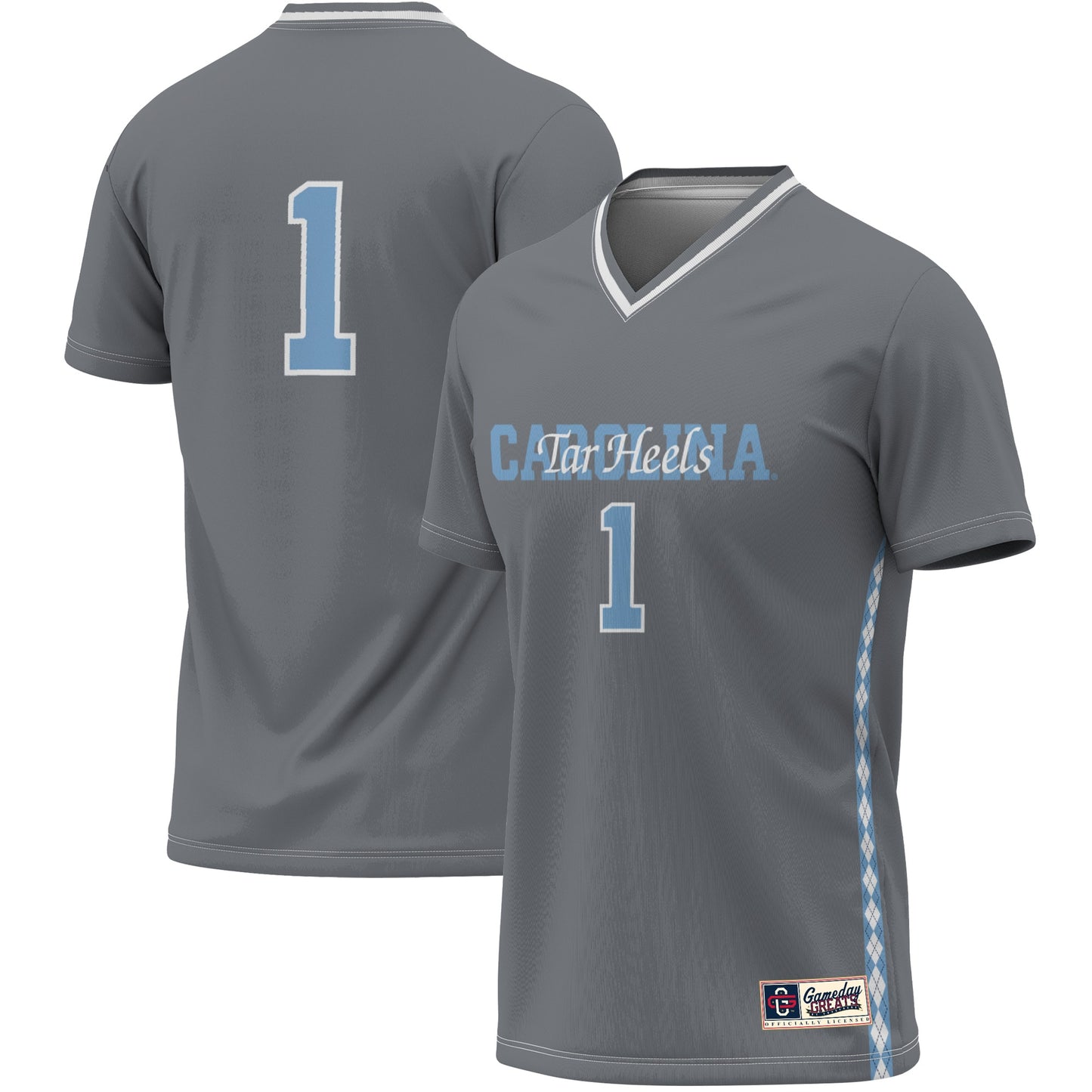 #1 North Carolina Tar Heels GameDay Greats Unisex Women's Soccer Lightweight Fashion Goalie Jersey - Green