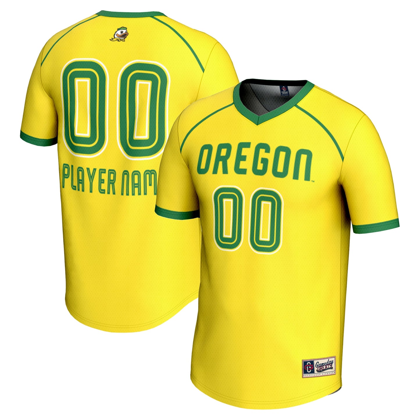 Oregon Ducks GameDay Greats Unisex Women's Lacrosse NIL Lightweight Jersey - Green