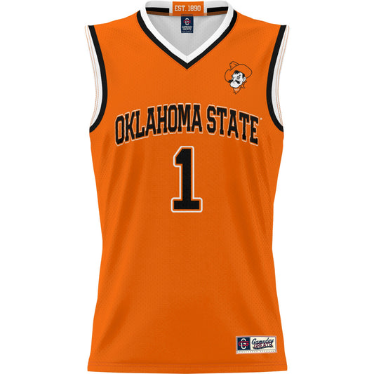 #1 Oklahoma State Cowboys GameDay Greats Unisex Lightweight Basketball Jersey - Orange