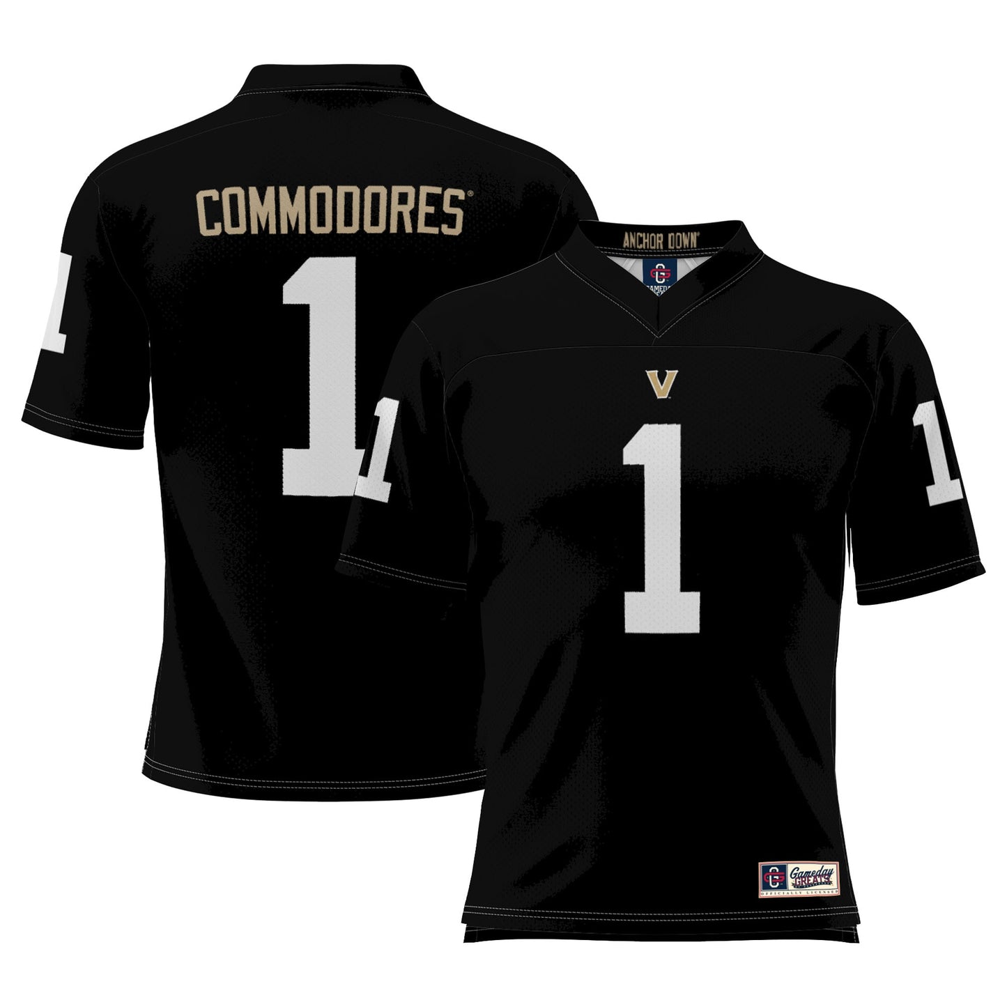#1  Vanderbilt Commodores GameDay Greats Youth Football Jersey - White