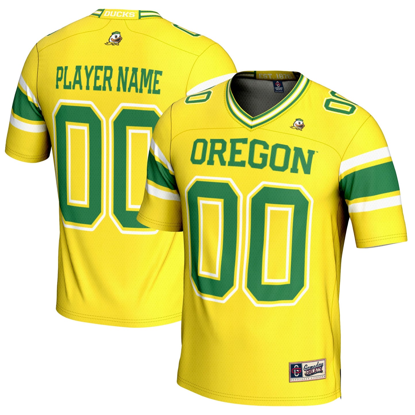 Oregon Ducks GameDay Greats Youth NIL Pick-A-Player Football Jersey - Black