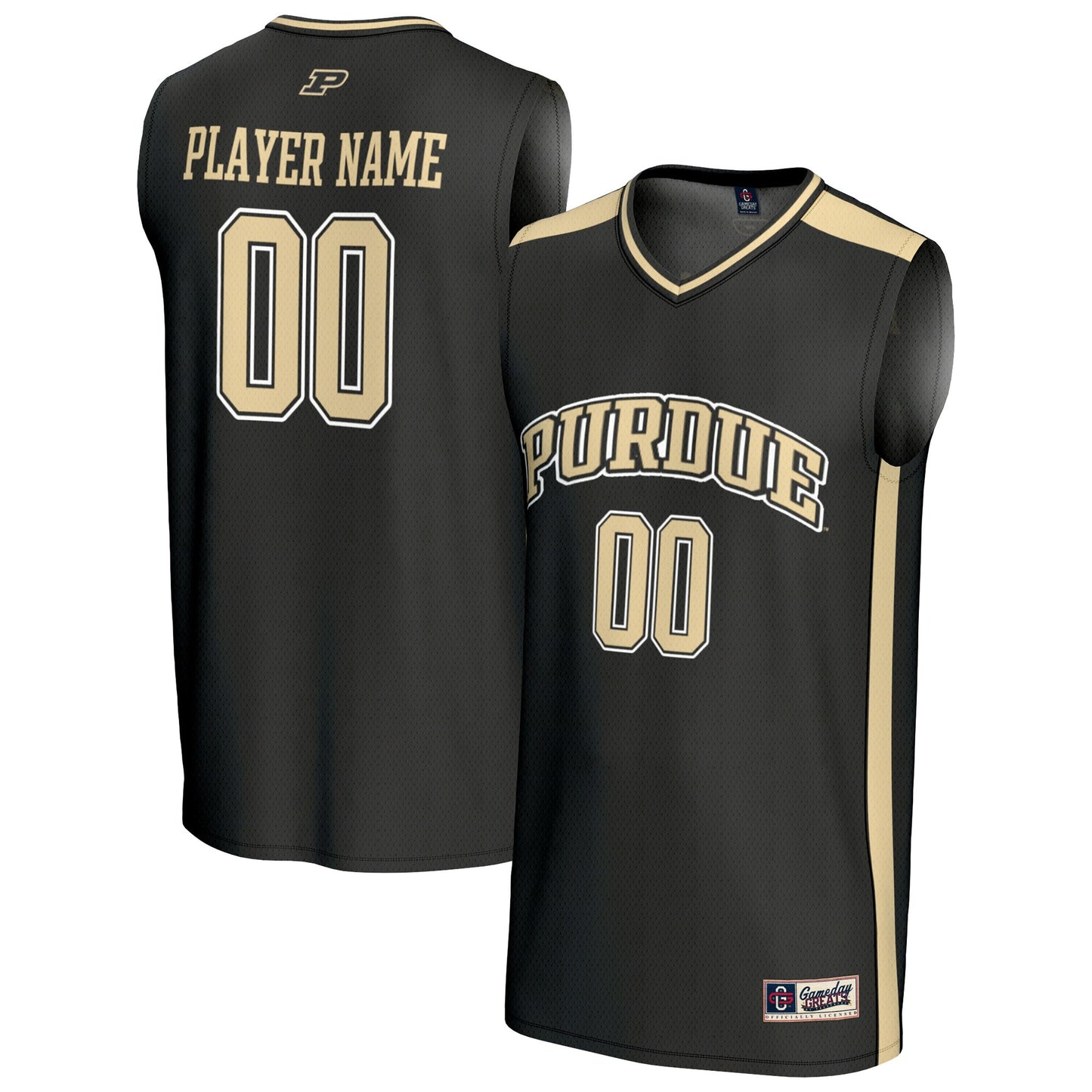 Purdue Boilermakers GameDay Greats Youth NIL Pick-A-Player Lightweight Men's Basketball Fashion Jersey - Black