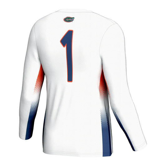 #1 Florida Gators GameDay Greats Unisex Lightweight Volleyball Jersey - White
