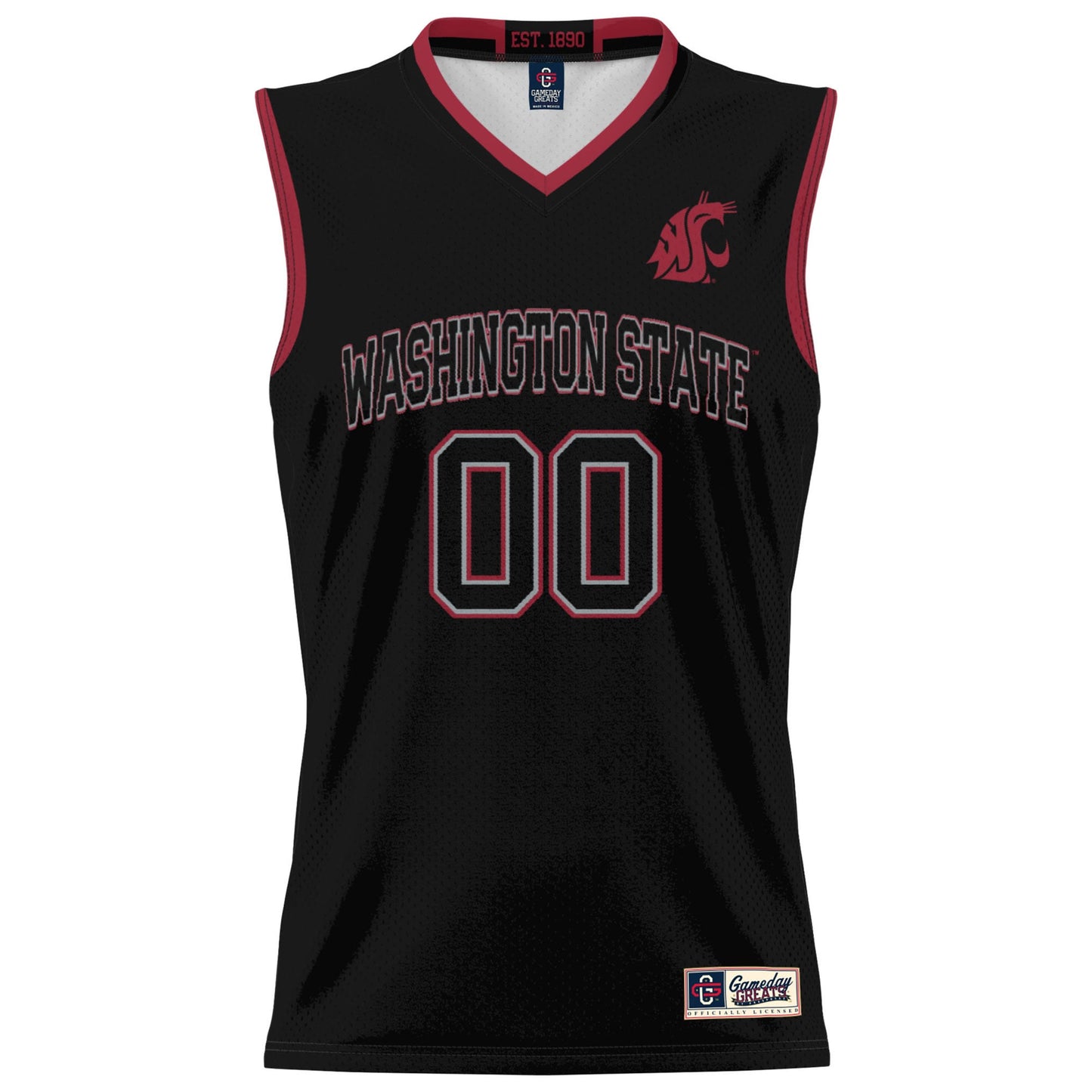 Washington State Cougars GameDay Greats Youth NIL Pick-A-Player Men's Basketball Jersey - Black
