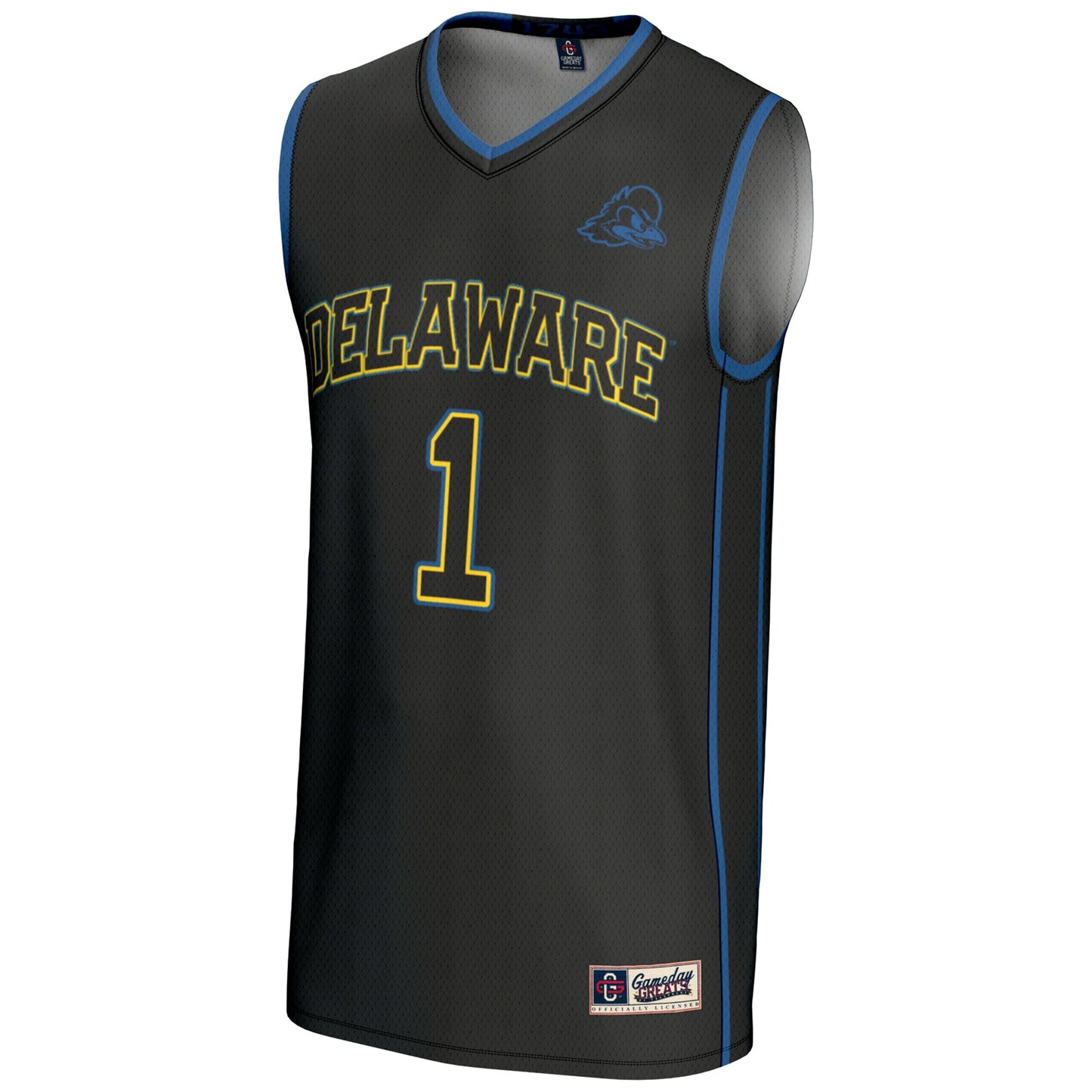 #1  Delaware Fightin' Blue Hens GameDay Greats  Lightweight Basketball Jersey - Black
