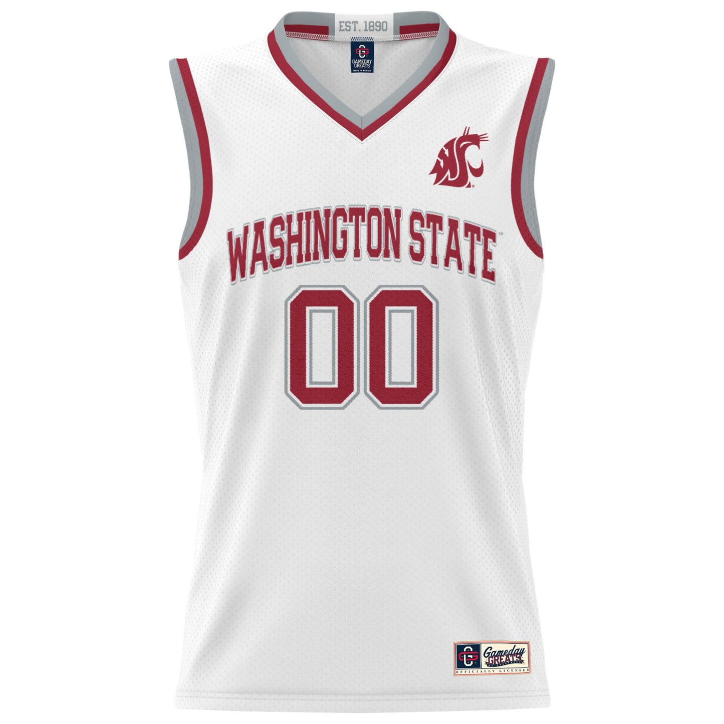 Washington State Cougars GameDay Greats Youth NIL Pick-A-Player Men's Basketball Jersey - White