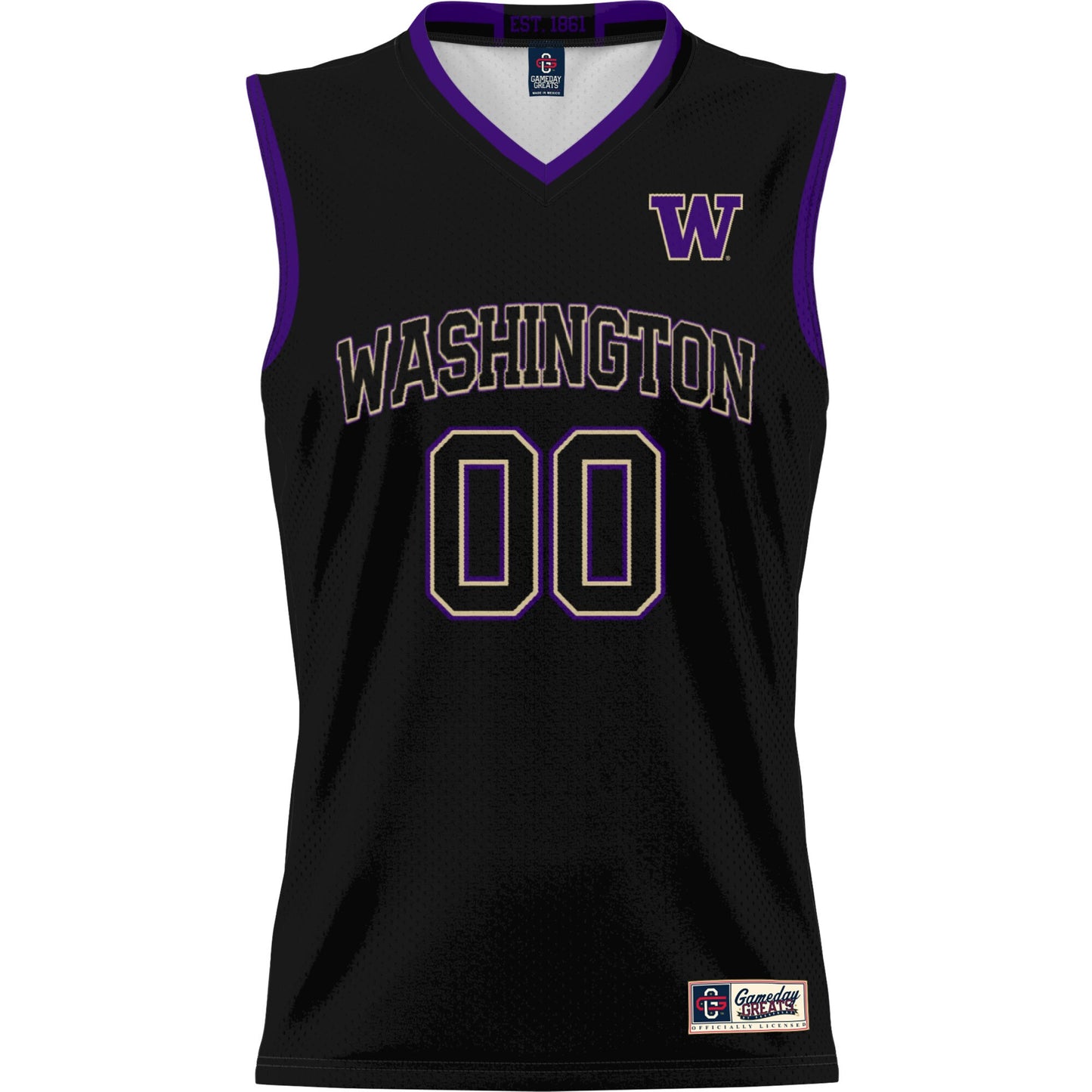 Washington Huskies GameDay Greats Youth NIL Pick-A-Player Lightweight Women's Basketball Jersey - White