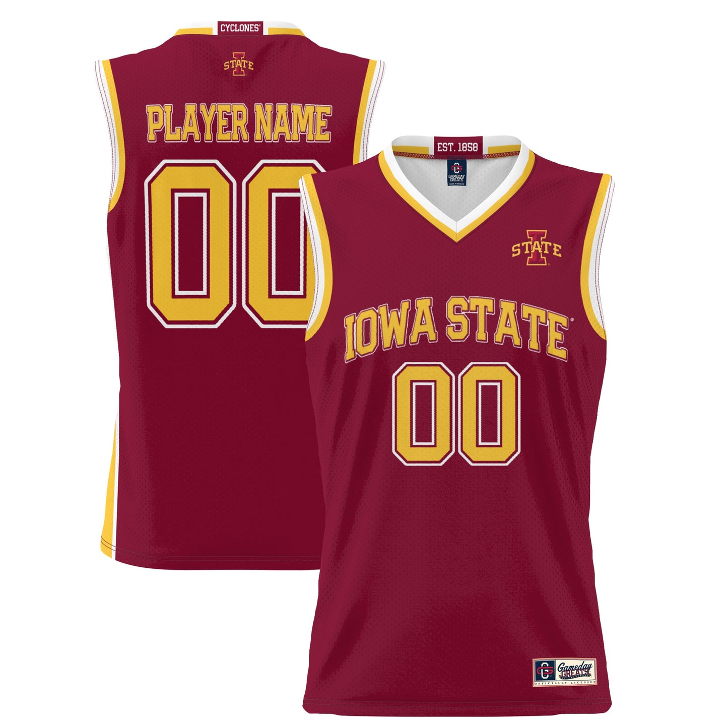 Iowa State Cyclones GameDay Greats Unisex  Lightweight NIL Pick-A-Player Women's Basketball Jersey - Cardinal