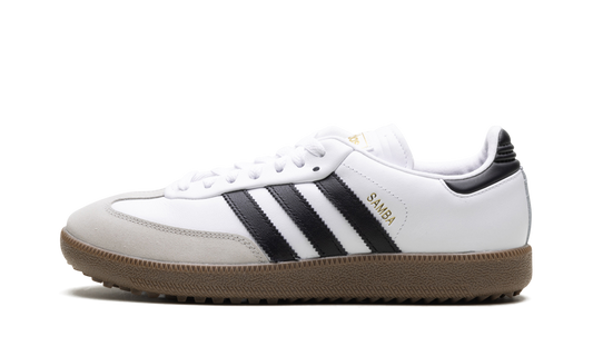 Samba Spikeless Golf "White Black Gum" JH6149