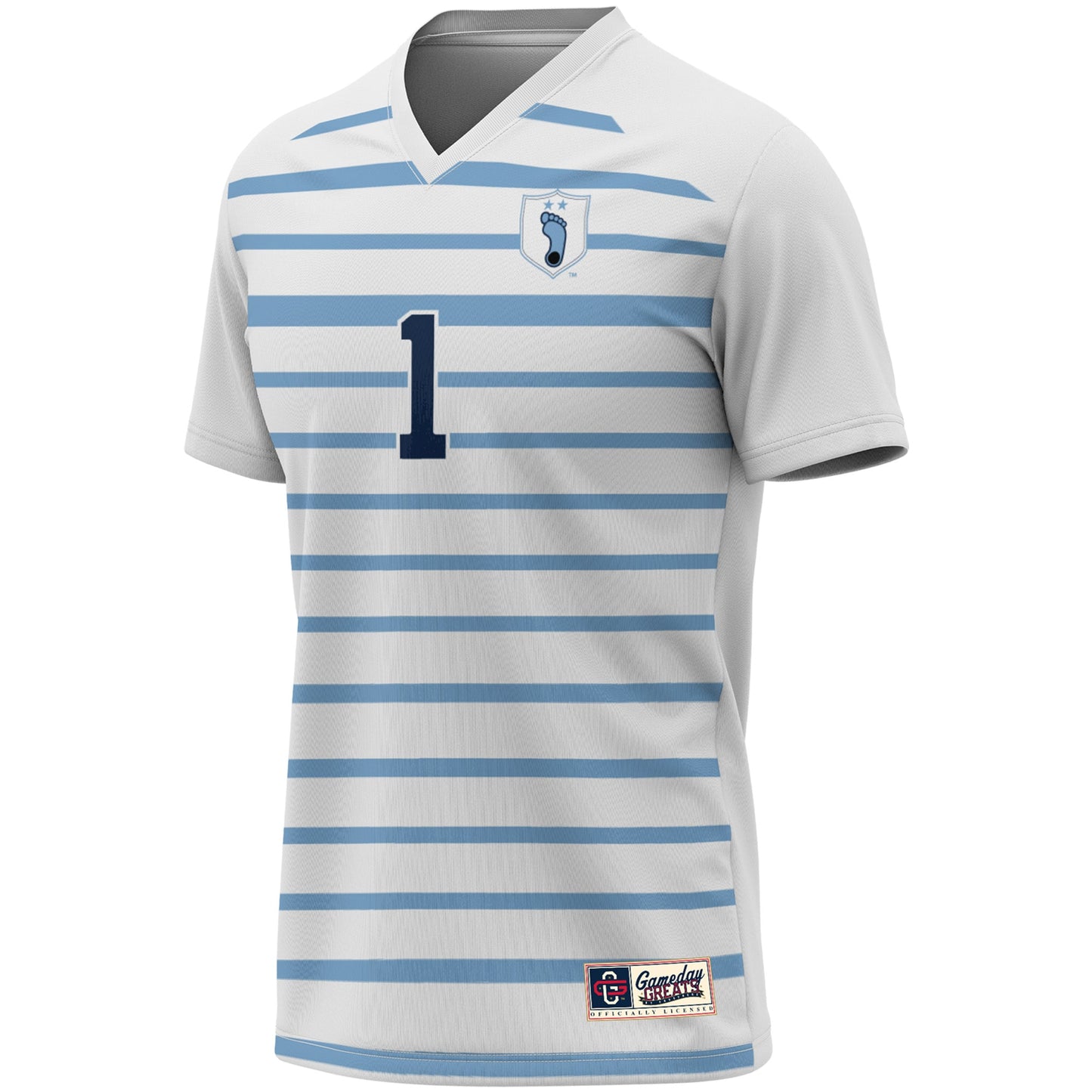 #1 North Carolina Tar Heels GameDay Greats Lightweight Soccer Fashion Jersey - White