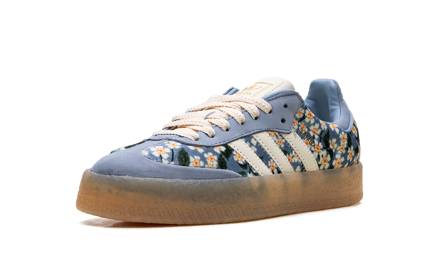 Sambae WMNS "Liberty London Floral Embroidery Blue Cream White" JQ6046