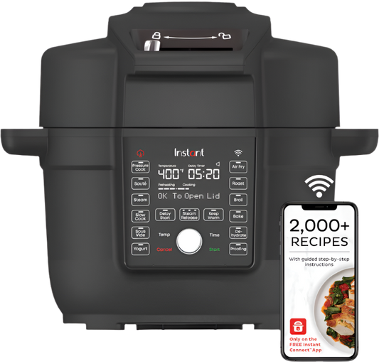 Instant Pot® Duo™ Crisp™ 6.5QT with Ultimate Lid Smart Multi-Cooker and Air Fryer