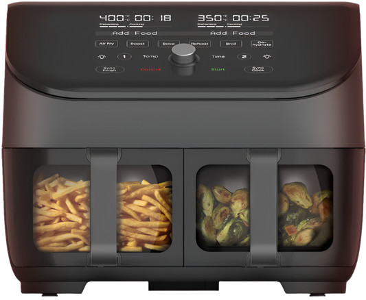 Instant Pot® Vortex® Plus Dual Black 8QT Air Fryer with ClearCook