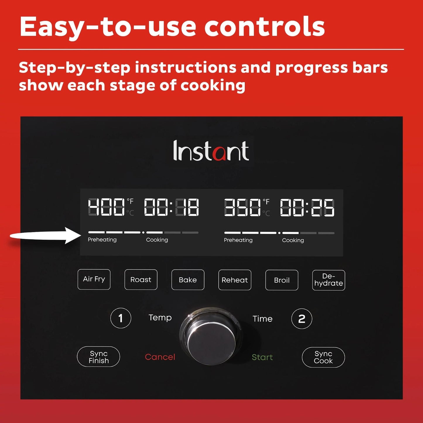 Instant Pot® 9QT VORTEX® Air Fryer with VersaZone™ Technology