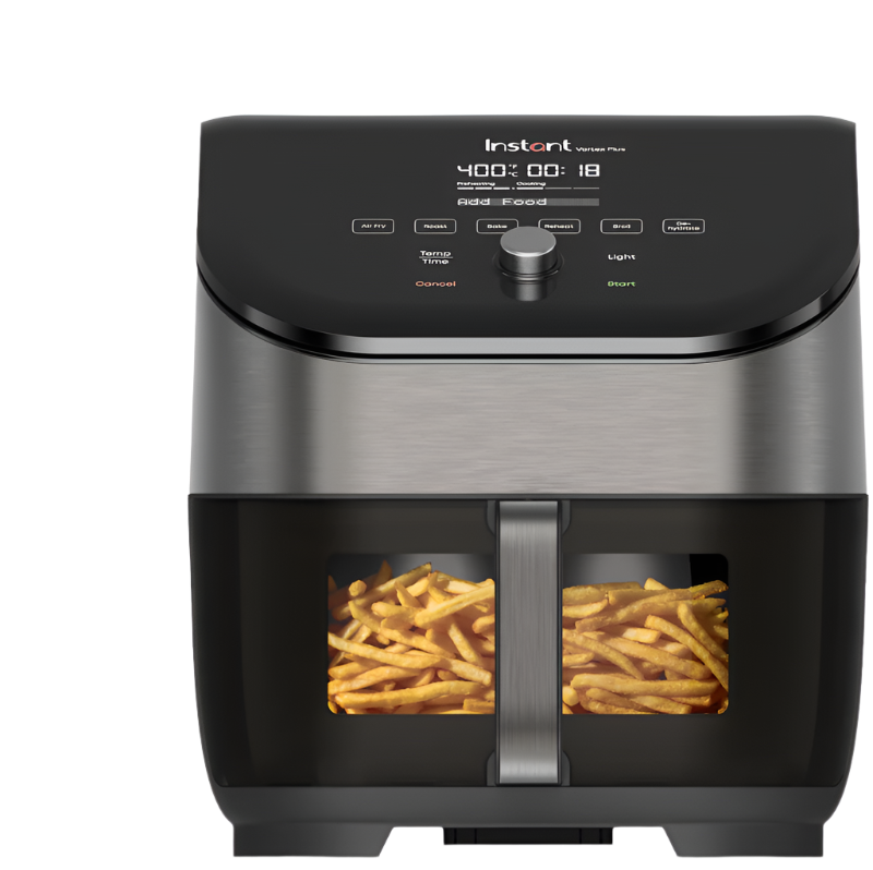 Instant Pot® Vortex® Plus 6QT Stainless Steel Air Fryer with ClearCook and OdorErase