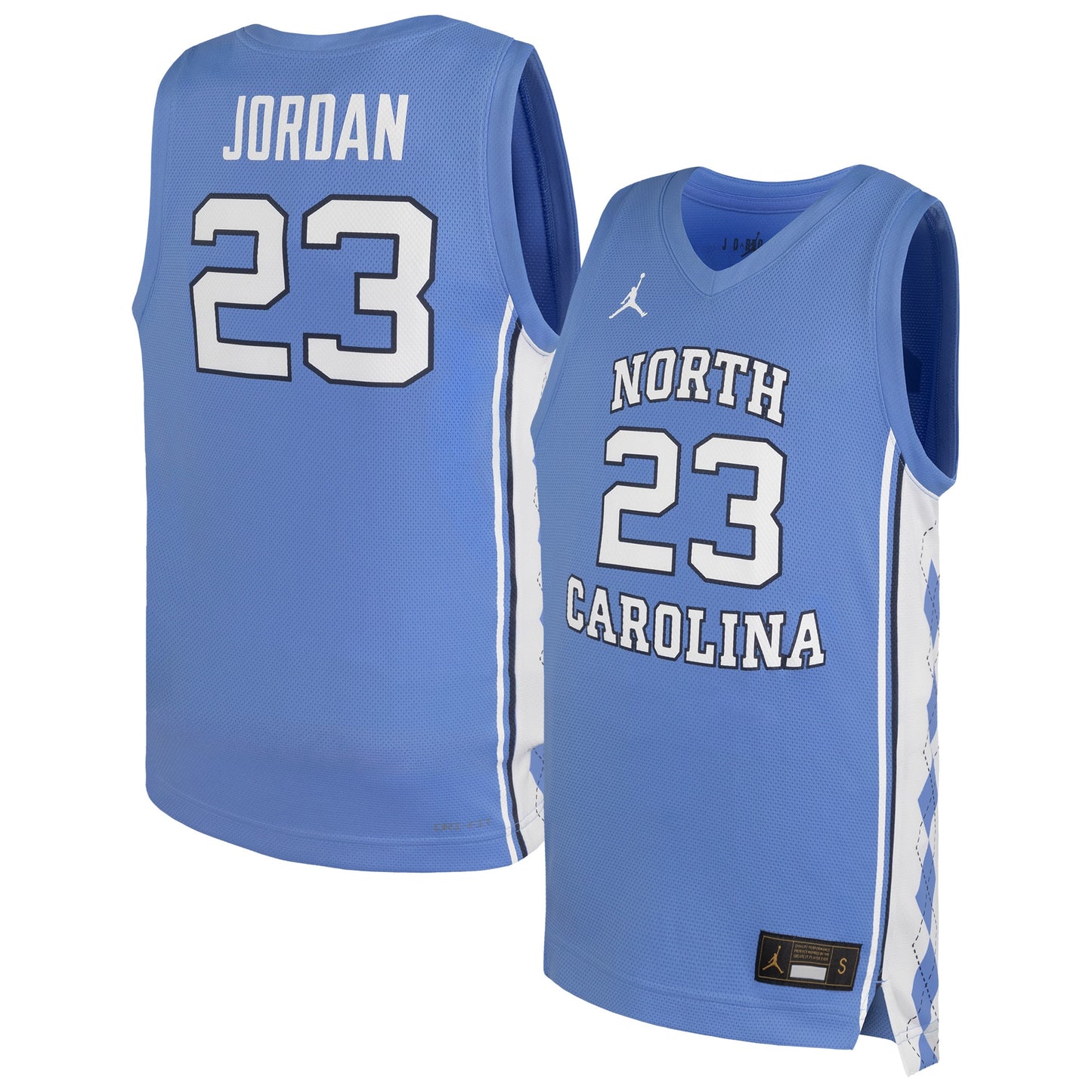 Michael Jordan North Carolina Tar Heels Nike Youth Replica Basketball Jersey - Carolina Blue