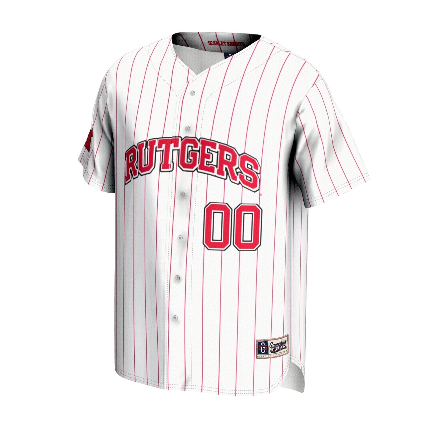 Rutgers Scarlet Knights GameDay Greats Unisex NIL Pick-A-Player Lightweight Baseball Jersey - White