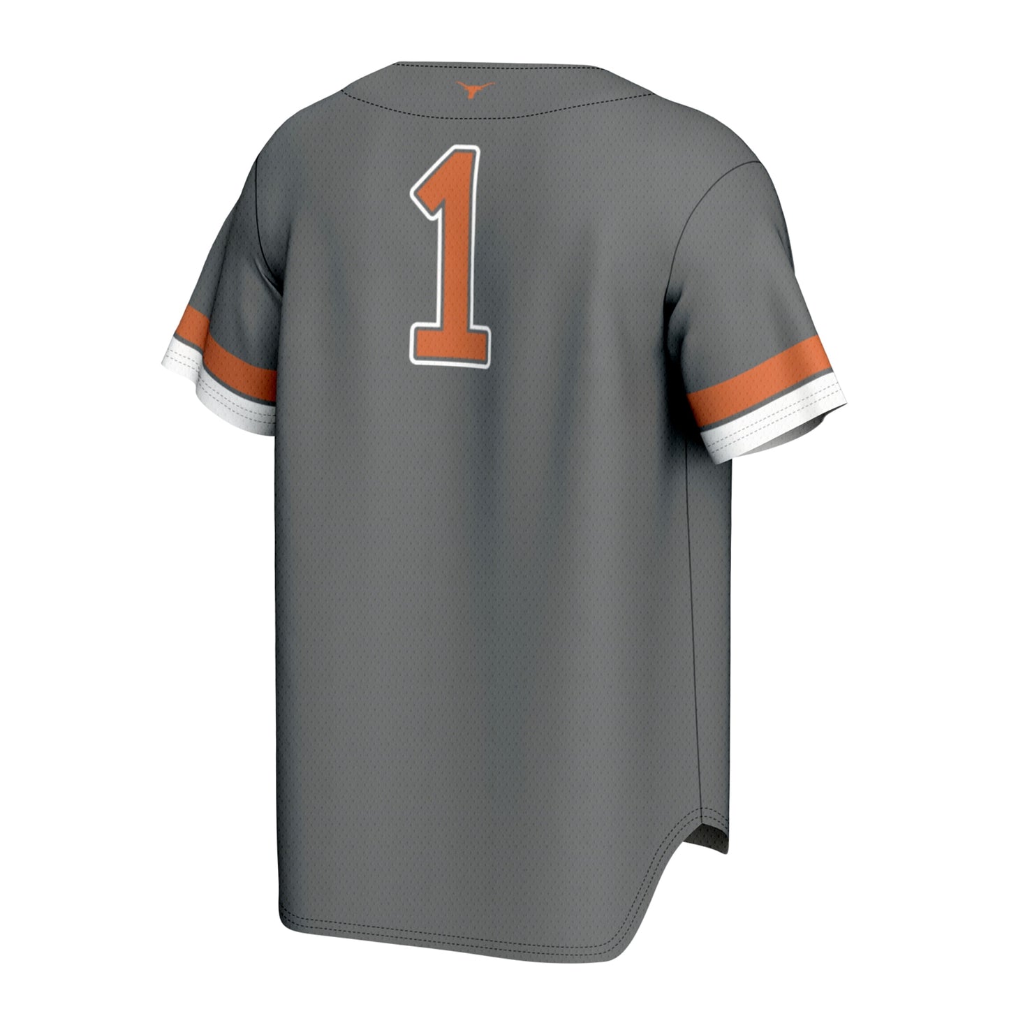 Texas Longhorns GameDay Greats Youth Lightweight Collegiate Baseball Fashion Jersey - Gray
