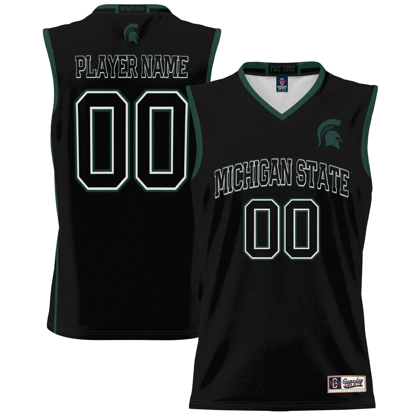 Michigan State Spartans GameDay Greats Youth NIL Pick-A-Player Lightweight Men's Basketball Jersey - Green