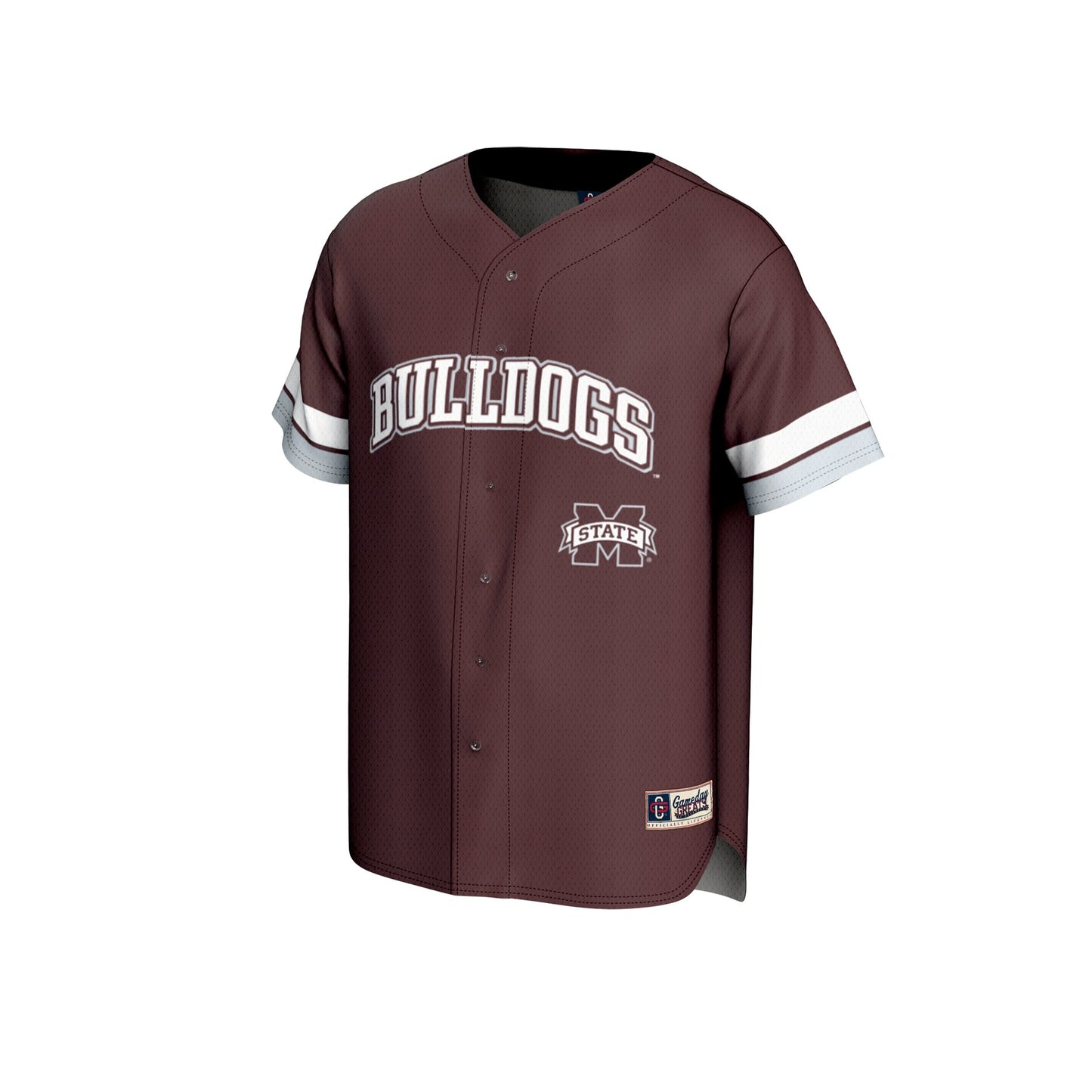 Mississippi State Bulldogs GameDay Greats Unisex Spirit Baseball Jersey - Maroon