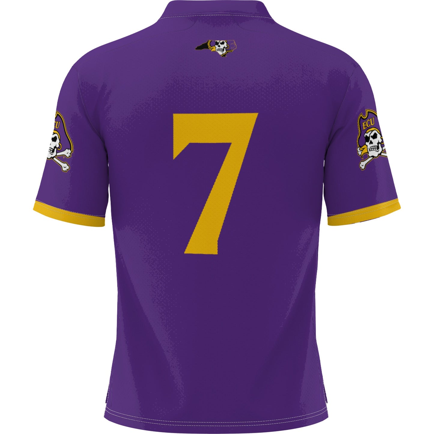 #1 ECU Pirates GameDay Greats Youth Football Jersey - Purple