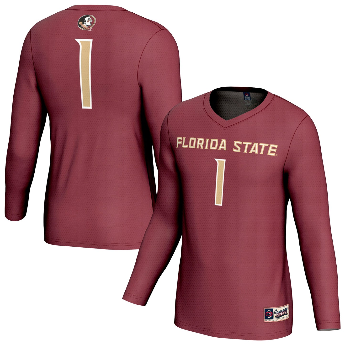 #1 Florida State Seminoles GameDay Greats Unisex Collegiate Volleyball Fashion Jersey - Garnet