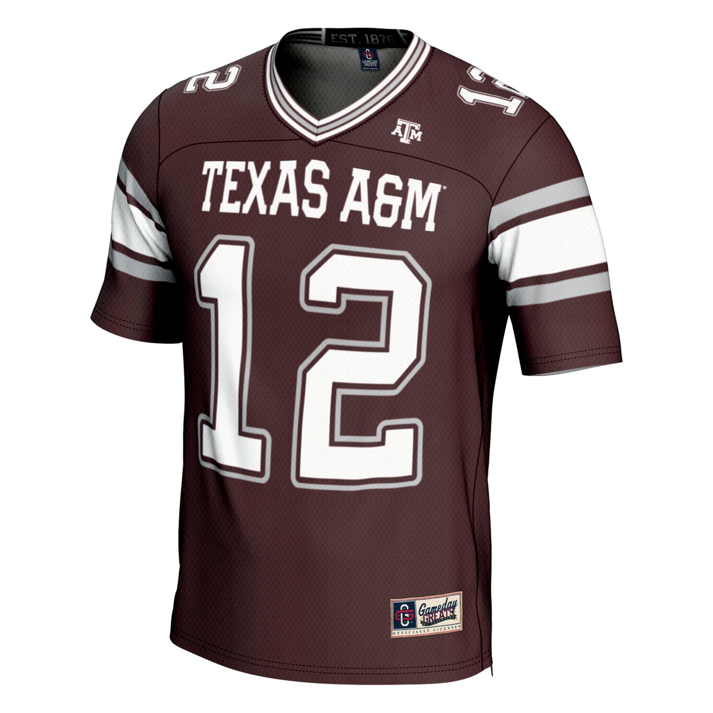 #12 Texas A&M Aggies GameDay Greats Football Lightweight Fashion Jersey - Maroon