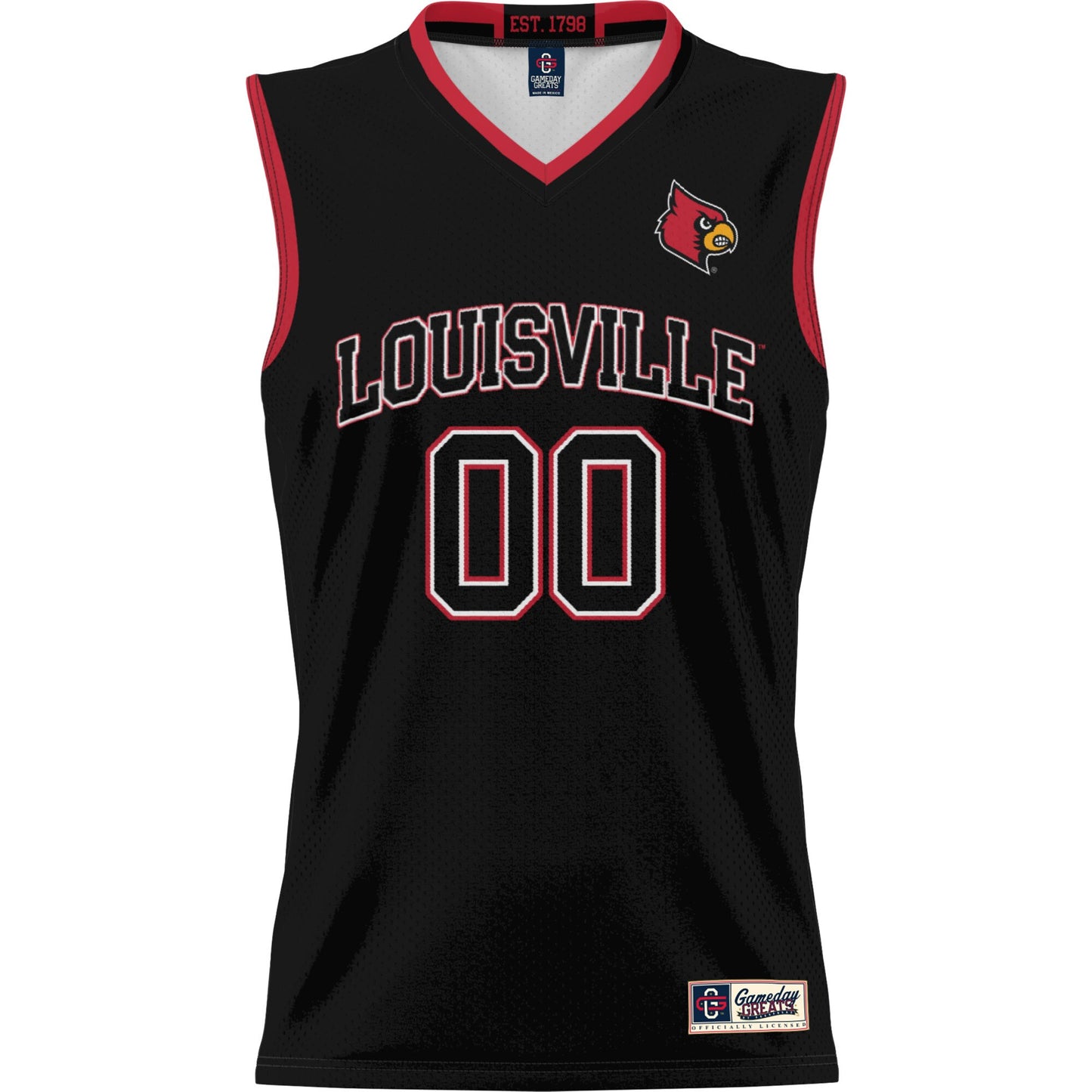 Louisville Cardinals GameDay Greats Unisex  Lightweight NIL Pick-A-Player Women's Basketball Jersey - Black