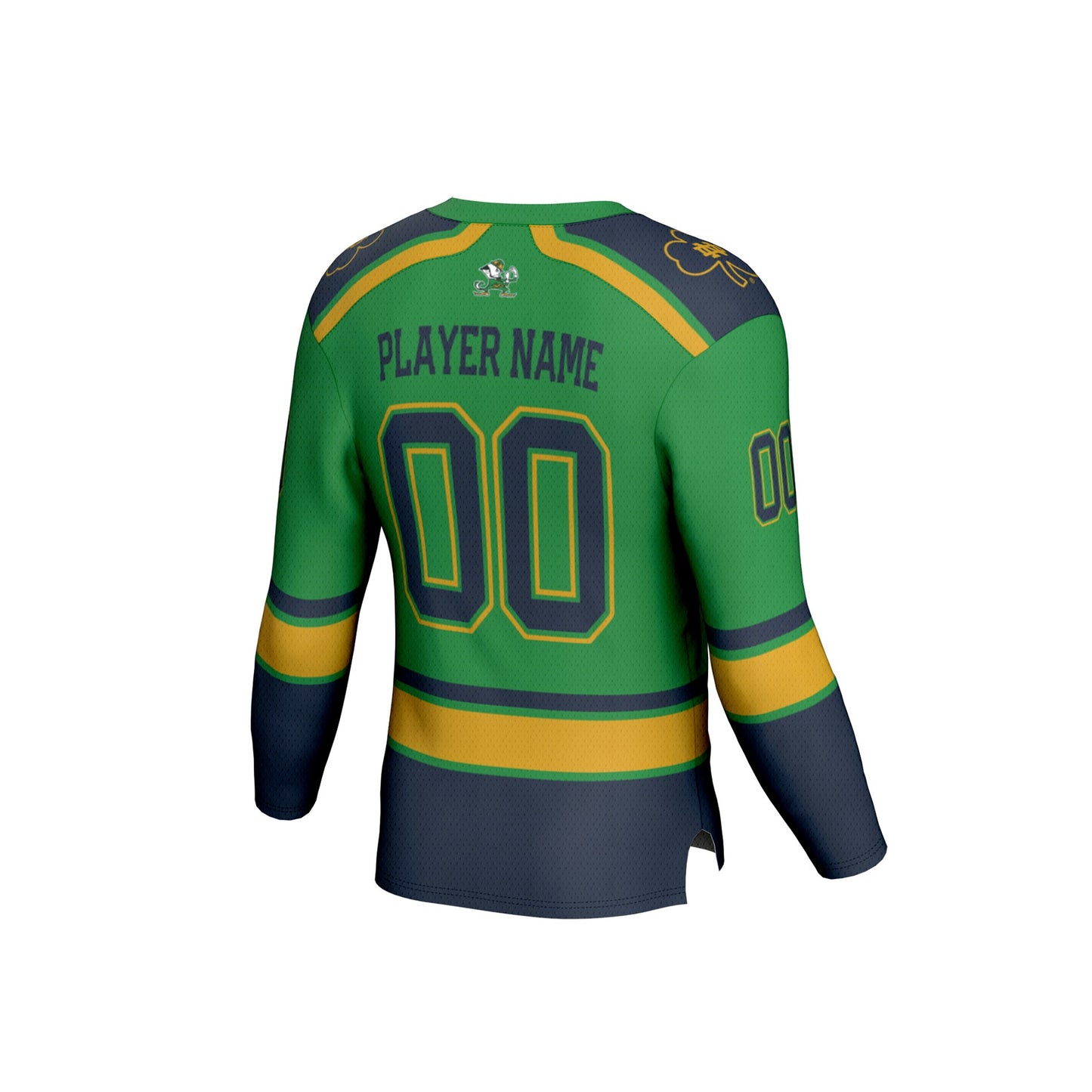 Notre Dame Fighting Irish GameDay Greats Youth Lightweight Hockey NIL Pick-a-Player Fashion Jersey - White