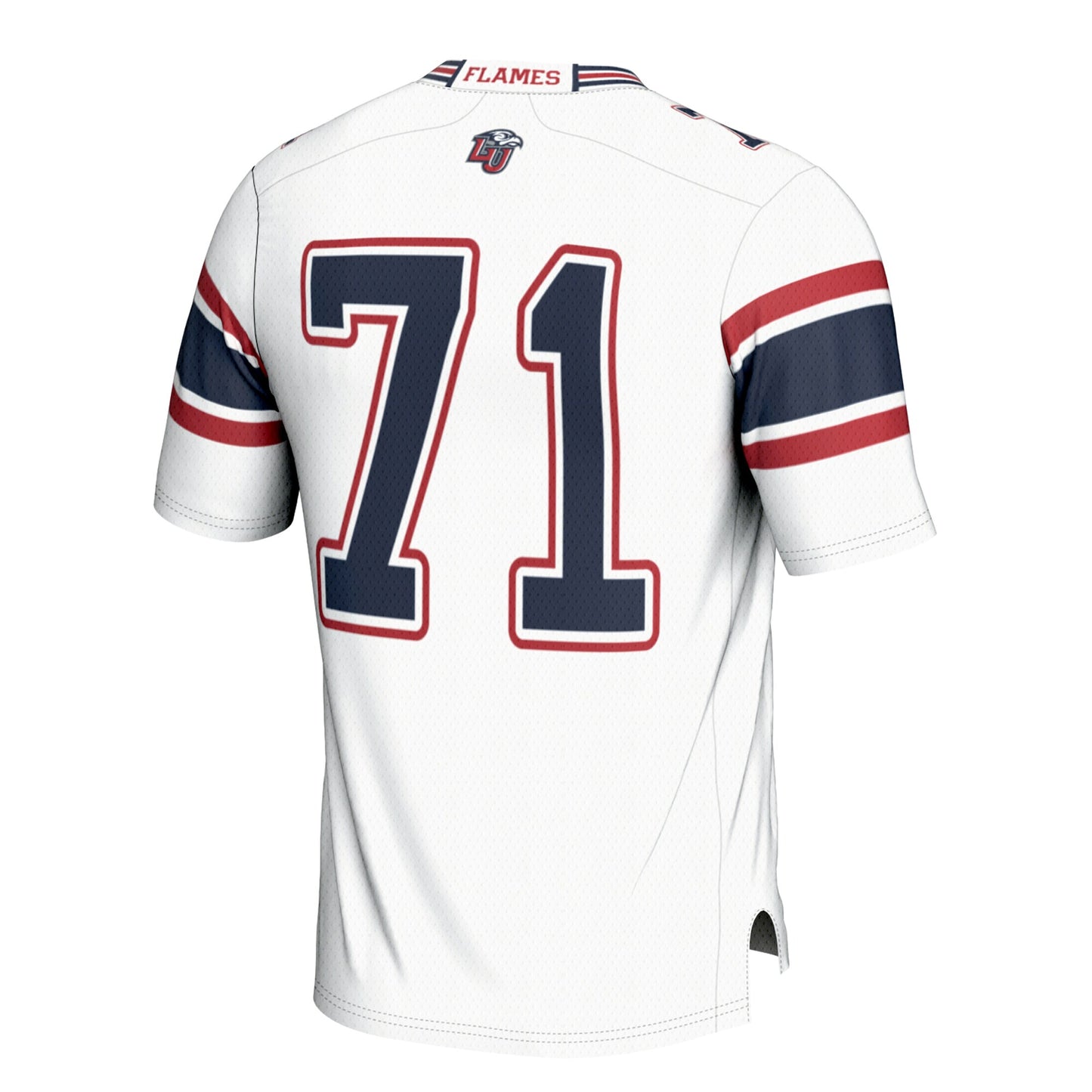 #71 Liberty Flames GameDay Greats Football Jersey – White