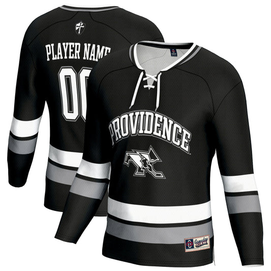 Providence Friars GameDay Greats Youth NIL Pick-A-Player Women's Hockey Lightweight Jersey - Black