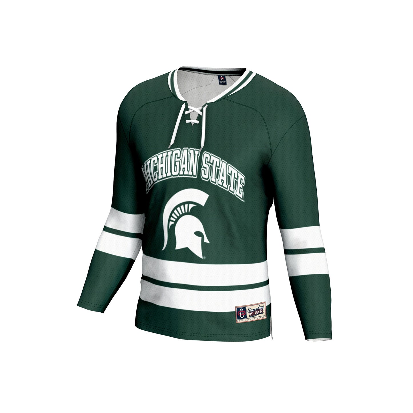 Michigan State Spartans GameDay Greats Youth NIL Pick-A-Player Men's Ice Hockey Lightweight Jersey - Green