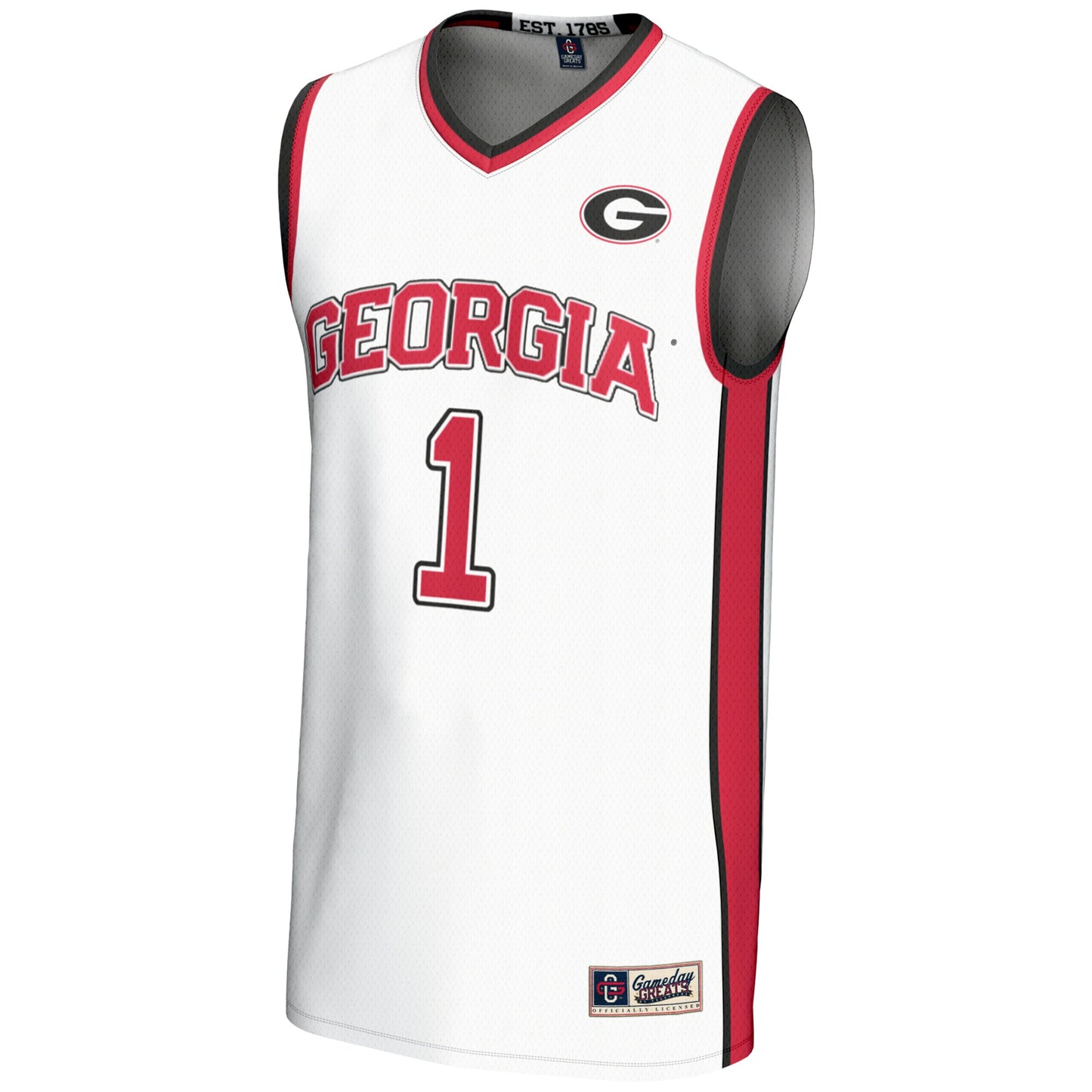 #1 Georgia Bulldogs GameDay Greats Youth Lightweight Basketball Jersey - Red