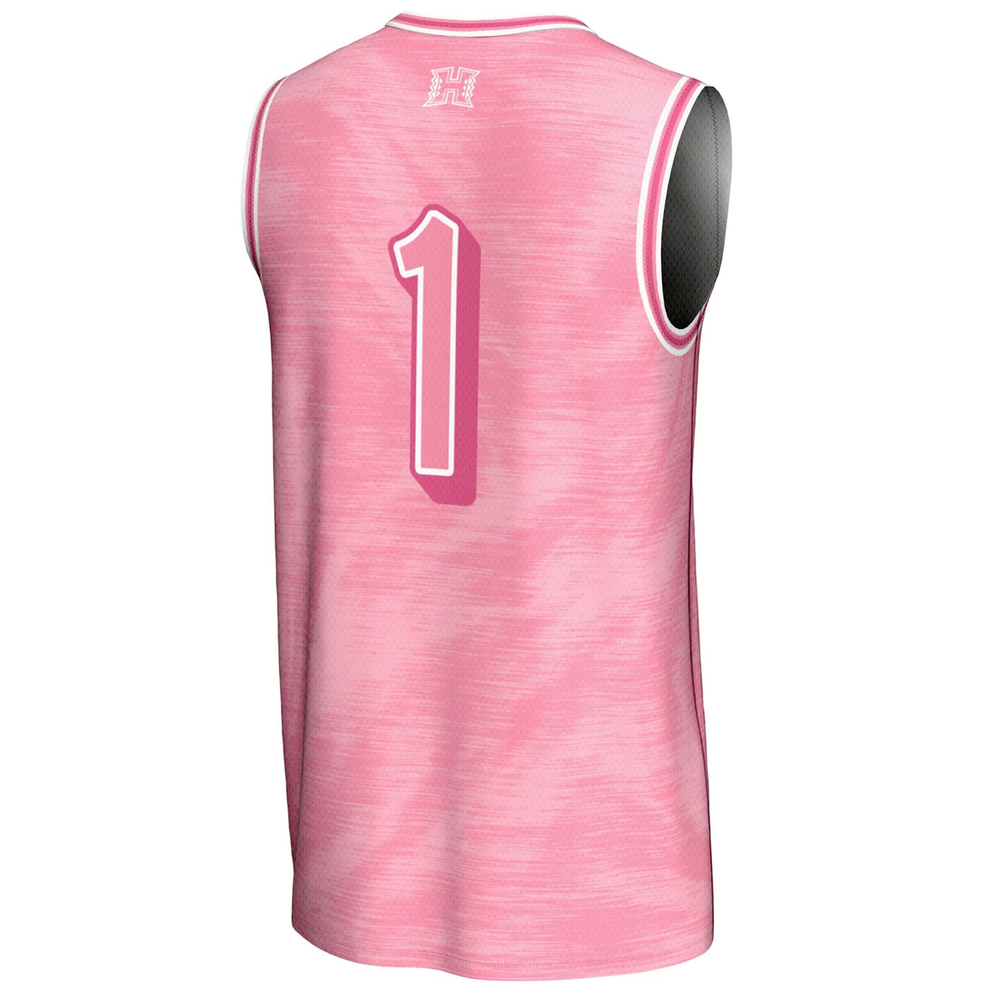 #1 Hawaii Rainbow Warriors GameDay Greats Unisex Lightweight Basketball Fashion Jersey - Pink