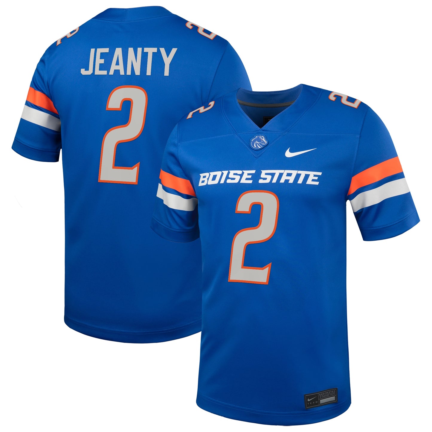 Ashton Jeanty Boise State Broncos Nike NIL Football Game Jersey - Royal